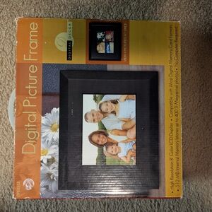 Digital Decor Black Digital Picture Frame